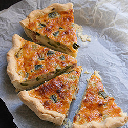 Quiche aux Courgettes et Parmesan 法式培根節瓜乳酪鹹派