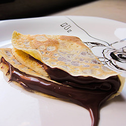 Crêpes alla Nutella Nutella法式煎餅