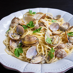 Vermicelli alle vongole (in bianco) 義大利白酒蛤蜊麵