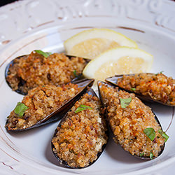 Cozze Gratinate al Forno 香酥焗烤淡菜（貽貝）