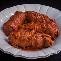 Braciole al Ragù 拿波里番茄醬汁牛肉捲