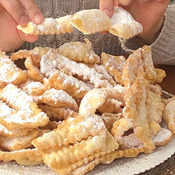 How to make Italian Chiacchiere di Carnevale 義大利狂歡節咔拉脆餅